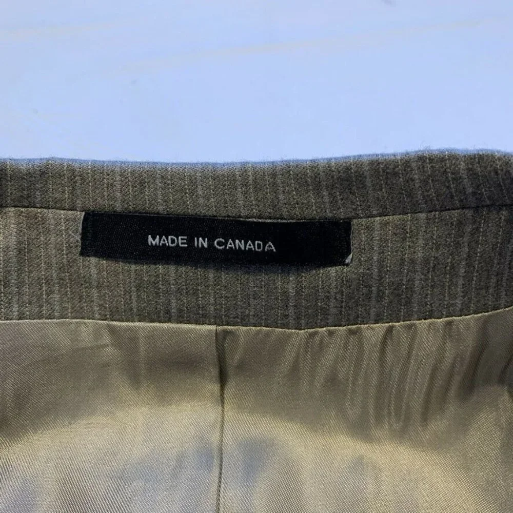 Vintage Calvin Klein 100% Wool Blazer Sport Jacket Coat 2 Button Canada 44L‎ EUC